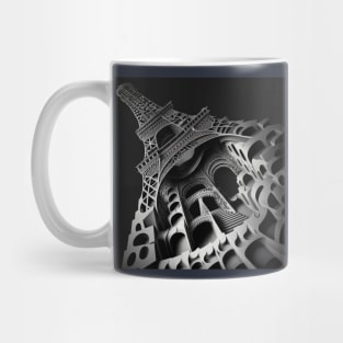 Eiffel tower by Escher Mug